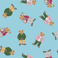 Bear illustration pattern N15