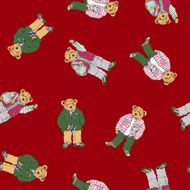 Bear illustration pattern N17