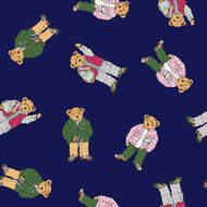 Bear illustration pattern N18