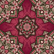 Bright tracery of mandalas