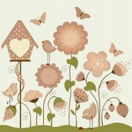 Floral background N720