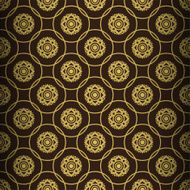 Thai art pattern vector N4