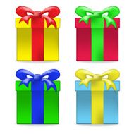 vector gift box set N3