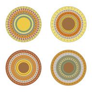 Geometric circle element made in vector