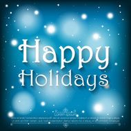 Happy Holidays wishes card N2