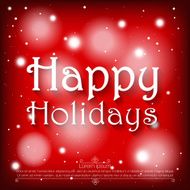 Happy Holidays wishes card N3