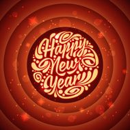 Holidays greeting card with a calligraphic lettering N3