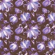 Vector Lily Floral Pattern