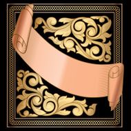 Golden decorative design N3