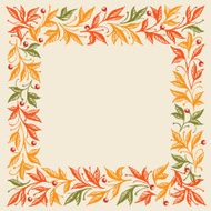 vector floral frame N17