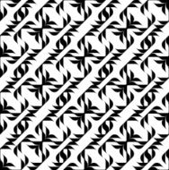 Black and white seamless pattern abstract background N19