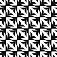 Black and white seamless pattern abstract background N20