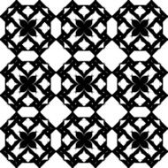 Black and white seamless pattern abstract background N21