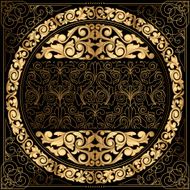 Golden decorative design N4