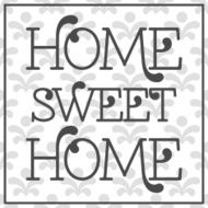 I love my Home lettering in frame on seamless background