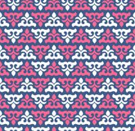 Seamless pattern with cute ornament for wallpaper N2