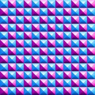 Colorful pyramids seamless vetor pattern