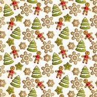 Christmas seamless pattern N123