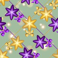 New Year pattern with ball Christmas wallpaper N6