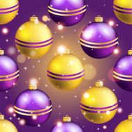 New Year pattern with ball Christmas wallpaper N41