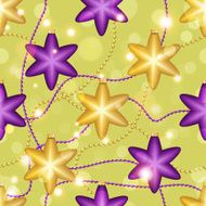 New Year pattern with ball Christmas wallpaper N45