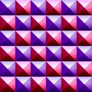 Colorful pyramids seamless vetor pattern N2