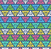 Seamless pattern with cute ornament for wallpaper N3