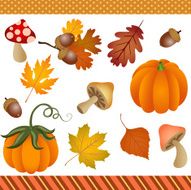 Fall Autumn Clipart Digital
