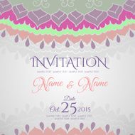 Mandala pattern design template Vintage ethnic background frame N21