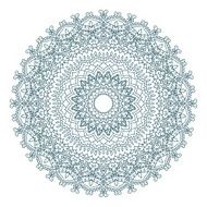 Isolated mandala pattern Vintage ethnic background frame N23