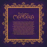 Luxury calligraphic vintage frame with beautiful pattern Elegant logo design N7
