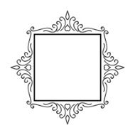 Isolated Abstract Floral pattern on white background N48