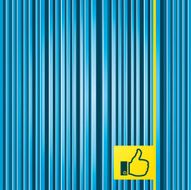 Like sign icon Hand finger up symbol