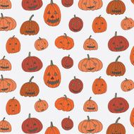 Halloween pumpkins pattern