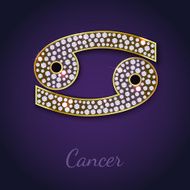 Golden Cancer zodiac signs