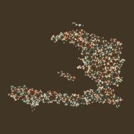 Haiti Map Network Mesh
