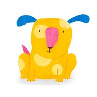 Cute little dog illustration N2