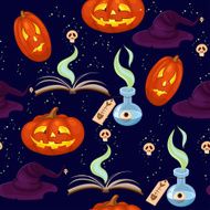seamless pattern of helloween