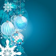 Abstract beauty Christmas and New Year background Vector illustration N24