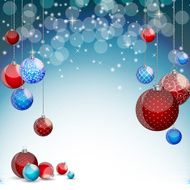 Abstract beauty Christmas and New Year background vector illust N9