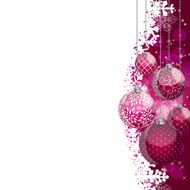 Abstract beauty Christmas and New Year background vector illust N10