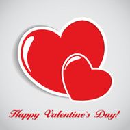 Happy Valentines Day Card Vector Illustration N2