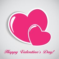 Happy Valentines Day Card Vector Illustration N3