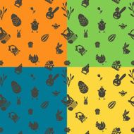 Easter Seamless Pattern N13