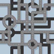 Road seamless pattern Map Highway background Endless road high N2