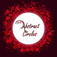 Abstract Circles vector background