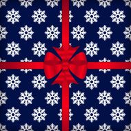 Christmas pattern with snowflakes vector