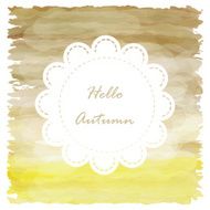 Light love brown yellow vintage pastel background in autumn