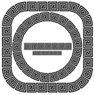 Set of Greek Ornamenal Frames