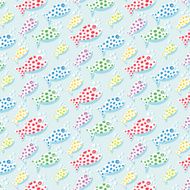 repetitive pattern background with fish N3